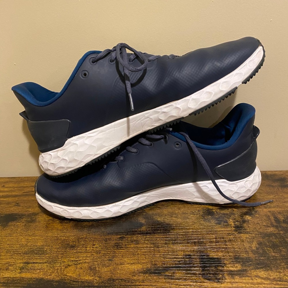 G/FORE MG4.1 Golf Shoes Mens Twilight Navy Blue Knit Spikeless Sneakers Size 13 - Picture 10 of 15